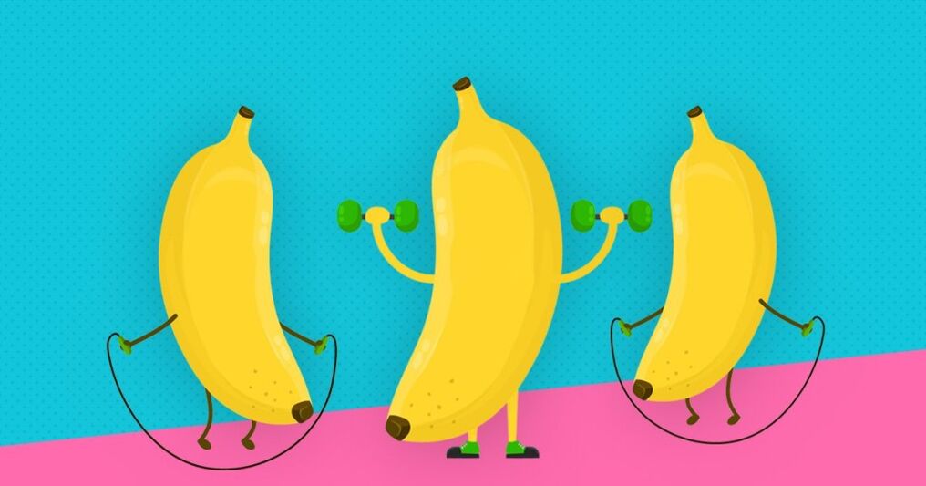les bananes imitent l'augmentation de la largeur du pénis avec l'exercice